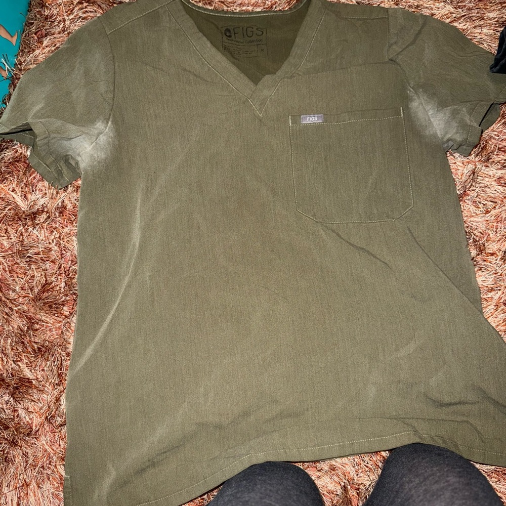 Figs womens Olive green scrubs